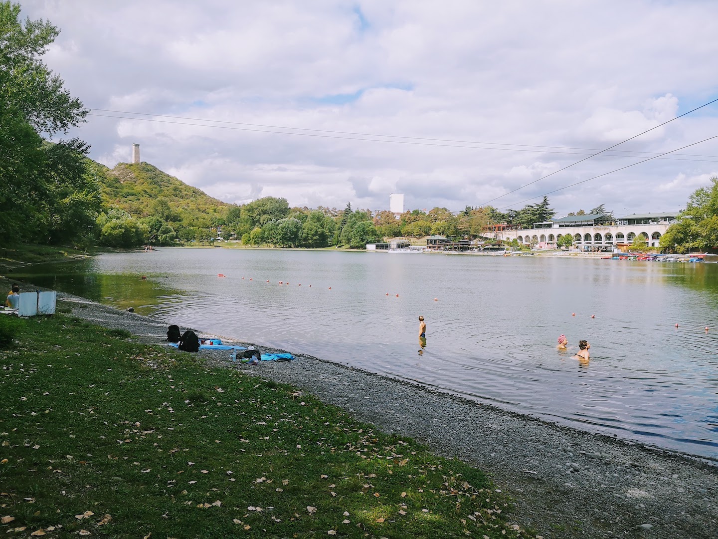 Swimming in Turtle Lake Tbilisi