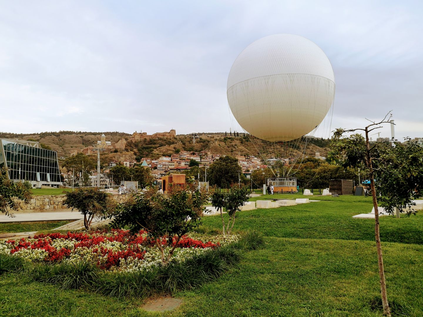 hot air balloon rike park tbilisi