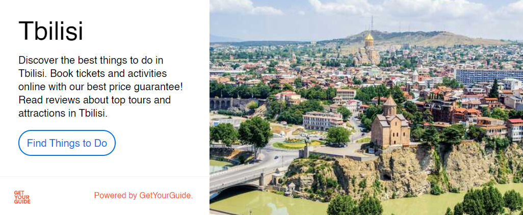 get your guide app tbilisi